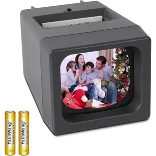 DGODRT LED-Diabetrachter für alte Dias, 35mm-Negative (2 x AAA-Batterien inkl.)