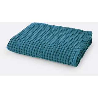 La Redoute Interieurs Handtuch Tifli, Waffelpikee Aus Baumwolle blau