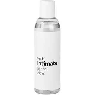 Sinful Intimmassageöl 200 ml - Klar - Klar