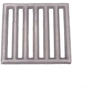 Gusseiserner Bodenrost, Ofenrost Gussrost Gusseisen Kaminrost Feuerrost Rost Ascherost für viele Ofen und Kamine, Kaminrost für Feuerstellen, Grillzubehör(14x15CM)