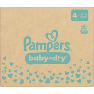 Pampers Baby-Dry Gr. 4 (9-14 kg) 204 St.