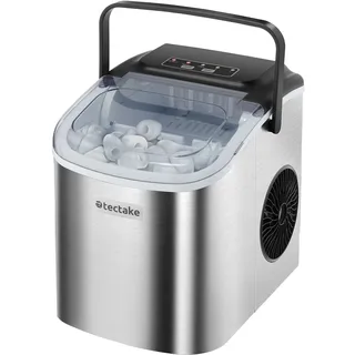 Tectake tectake® Eiswürfelmaschine, 1,2 l Wassertank, 2 Eiswürfelgrößen