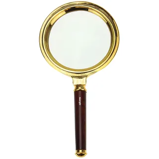 Leselupe, Handlupe, Vergrößrungglas Leselupe Ø 90mm 10 fach für Senior Geburtsgeschenk Weinhnachtsgeschenk