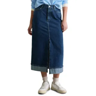 Marc O'Polo DENIM Jeansrock aus Rigid Denim ohne Elasthan blau S