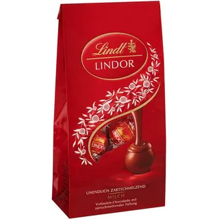 Lindt Lindor Vollmilch Schokolade, 6x100 g Beutel