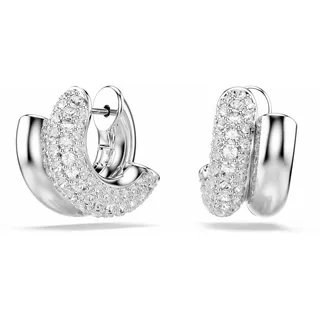 Swarovski Creolen Dextera Weiß Rhodiniert MPNR Mini