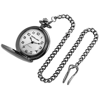 Excellanc Herren – Uhr Taschenuhr mit Kette Analog Quarz 4000020