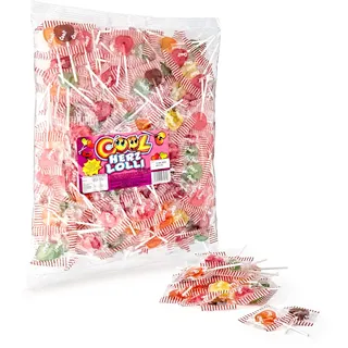 Cool Herzlolli Lutscher 200 Stück 1 kg