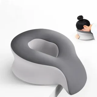 YGMXZL Ergonomic Memory Foam Bürokissen für Nickerchen & Schlafen, Waschbarer Bezug, Brust-Stütz-Design, Kompakt & Tragbar