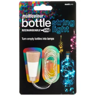 amei, suck uk SUCK UK Flaschen-Lichterkette, – Mehrfarbig,