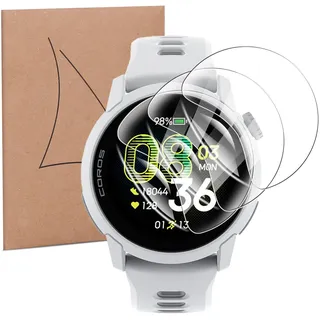 CONAPIKA 3 Stück Schutzfolie für COROS Pace 4, Ultra-klar Vollabdeckung TPU Hohe Empfindlichkeit Displayschutzfolie Anti-Kratzen Anti-Öl Anti-Blasen Wasserdicht zubehör folie für COROS Pace 4