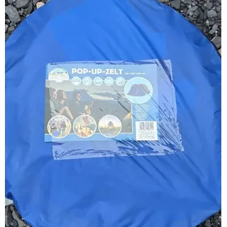 Pop-Up Zelt 255 x 155 x 105 cm , BLAU