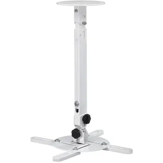 Hama 00220880 Beamerhalterung, schwenkbar, höhenverstellbar, Decke und Wand, bis 15 kg