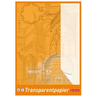 Herlitz Geschäftspapier 5 Blöcke Herlitz Transparentpapier / 30 Blatt je Block / DIN A4