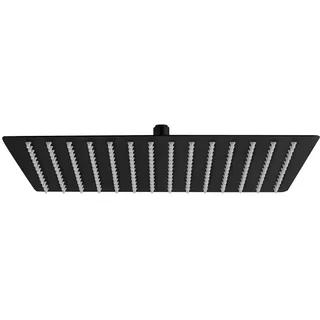Aloni Regendusche Kopfbrause Quadrat 20x20 cm schwarz matt