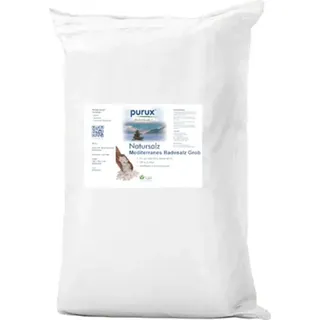 purux 25 Kg Sack Mediterranes Badesalz Grob Natur Salz Badezusatz Meersalz