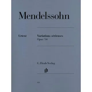 G. Henle Verlag Variations sérieuses op 54. Klavier: Instrumentation: Piano solo (G. Henle Urtext-Ausgabe)