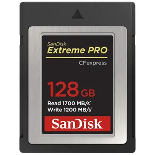 SanDisk Extreme Pro CFexpress Typ B Speicherkarte bis zu 1700 MB/s