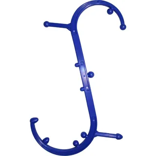 Hochbelastbarer Massage-haken S-Förmig Triggerpunkt Massagegerät Massagestab für Selbstmassage für Rücken, Schulter, Nacken