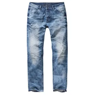 Brandit Textil Will Straight Fit Blau 30/34
