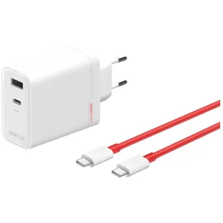OnePlus SuperVooc Adapter+ Cable Type-C+ Type-A + USB-C-Kabel
