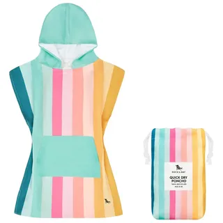 Dock & Bay LTD c/o Strandtuch Kinder-Badeponcho Coastal Candy 66x49cm, Polyester (PONCHK-SUM-SM-CSTCANDY)