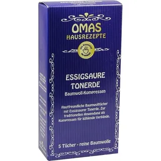 Coolike-Regnery GmbH Essigsaure Tonerde Baumwollkompresse 5 st