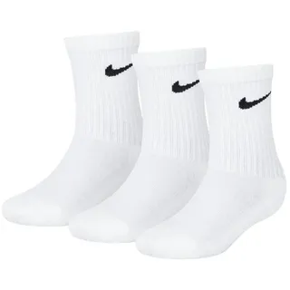 Nike 6 Pack Crew Socken Kleinkinder, White, 4-5Y
