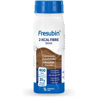 Fresenius Kabi Fresubin 2 kcal fibre Drink Schokolade Trinkflasche, 24 x 200 ml, 1er Pack (1 x 5,5 kg)