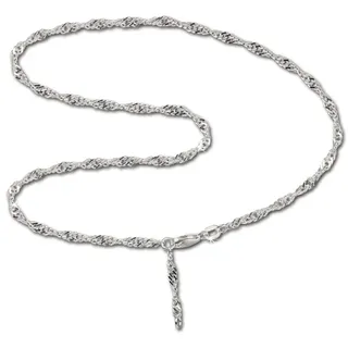 SilberDream Fußkette Silber 925 Sterling Silber ca. 27cm Singapurkette Singapur | Gr.: onesize