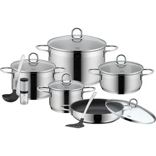 Silit Diamant Topf-Set 9-tlg. 3 x Fleischtopf + Bratentopf + Bratpfanne