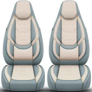 BREMER SITZBEZÜGE Wohnmobil Schonbezüge für Fiat Ducato & Weitere, H3, grau-beige