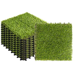 Floordirekt Terrassenfliese Grün 30 x 30 cm 11 St.