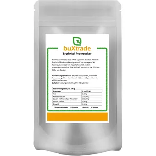 2 kg | Puderzucker aus Erythritol | Erythrit Puder | Puderzuckerersatz