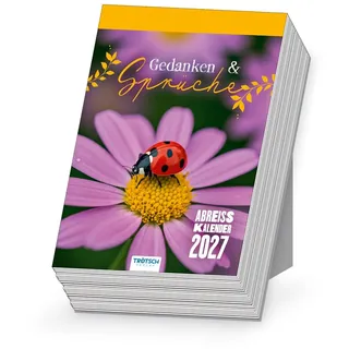 Trötsch Verlag Abreißkalender Gedanken und Sprüche 2027 Tischkalender