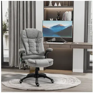 Vinsetto Chefsessel Kunstleder Grau