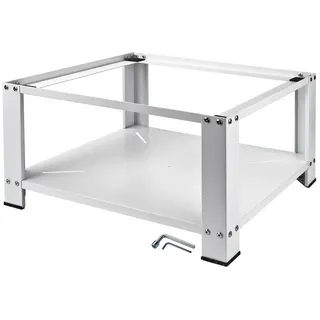 kestek Untergestell für Waschmaschine Weiß Sockel Unterbau mit Ablage - Kestek