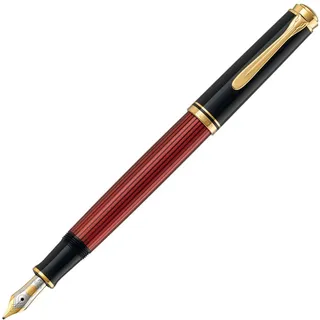 Pelikan Füllhalter Souverän M400 Feder B Schwarz-Rot,