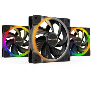 be quiet! Light Wings 120mm PWM Triple-Set Gehäuselüfter