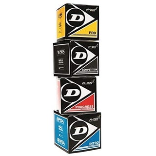 Sportsends Dunlop Squash Balls - Alle Arten mit Variety Pack (4er Pack) (Mixed)