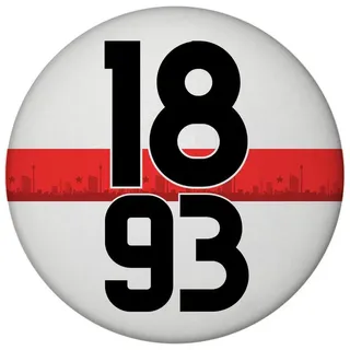 speecheese Stuttgart Brustring 1893 Magnet mit Skyline Fußball-Kühlschrankmagnet für Stuttgart-Fans