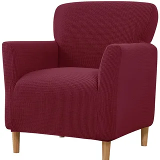 ELYSYSRL Sesselbezug Stretch Sesselhusse, Sofaüberzug Clubsessel Sessel Bezug für Eine Einfache Reinigung,Cocktailsessel Armchair Sesselhussen mit Armlehne Hussen für Sessel (Color : #14)