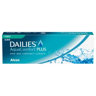 Alcon Dailies AquaComfort Plus Toric Tageslinsen, 30 Stück, BC 8.8 mm, DIA 14.4 mm, CYL -1.25, ACHSE 100, +2.5 Dioptrien