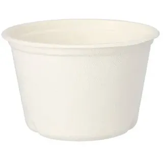 Papstar Suppenbecher, Zuckerrohr "pure" weiss
