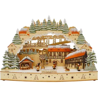 Hti-Living Schwibbogen Fachwerk Schwibbogen Fachwerk