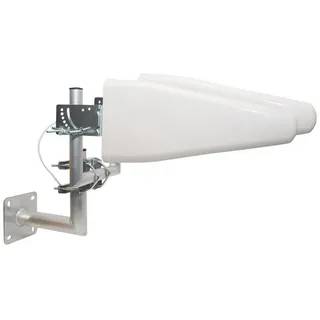 PremiumX 2x LTE-Antenne Outdoor 3G 4G 800-1800-2600 MHz LTE MiMo DUO-Richtantenne 10m Kabel - Hotspot Mobilfunk Vodafone Telekom Modem Router WLAN