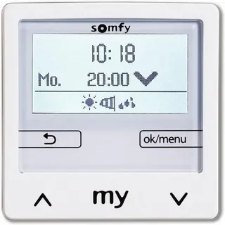 SOMFY Soliris Smoove Uno Steuerung Windsensor weiß