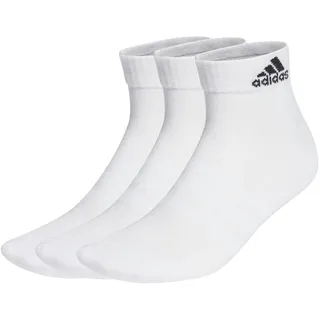 adidas Cushioned Sportswear Ankle 3er Pack White / Black 49-51