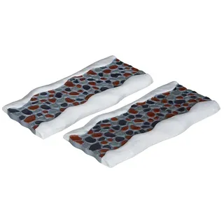 Lemax Steinstraße - Gerades Set Aus 2 - Weihnachtsdorf Zubehör