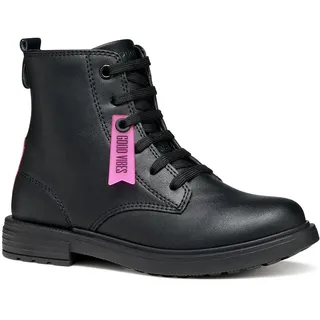 GEOX Eclair Ankle-Boots Schwarz/Fuchsia 29
